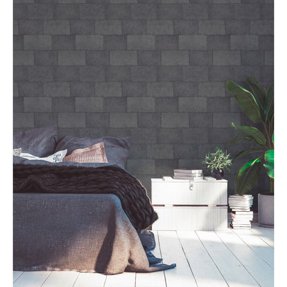 AS Creation Wallpaper 382016 Stone Effect Solid Vinyl 