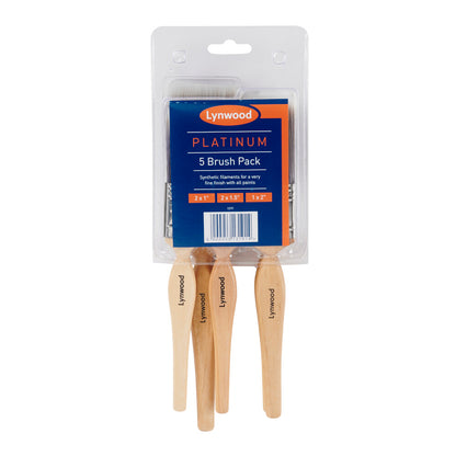 Lynwood Platinum Brush Pack 5 Piece