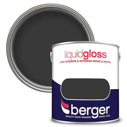 Berger Liquid Gloss Black 2.5L Black