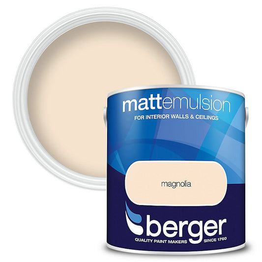 Berger Interior Emulsion Magnolia 2.5L Matt