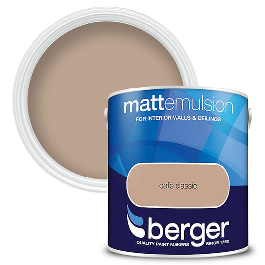 Berger Interior Emulsion Cafe Classic 2.5L Matt