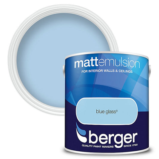 Berger Interior Emulsion Blue Glass 2.5L Matt