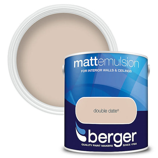 Berger Interior Emulsion Double Date 2.5L Matt