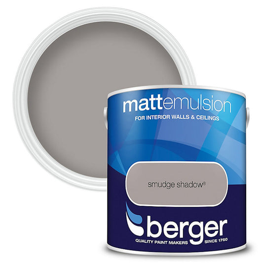 Berger Interior Emulsion Smudge Shadow 2.5L Matt