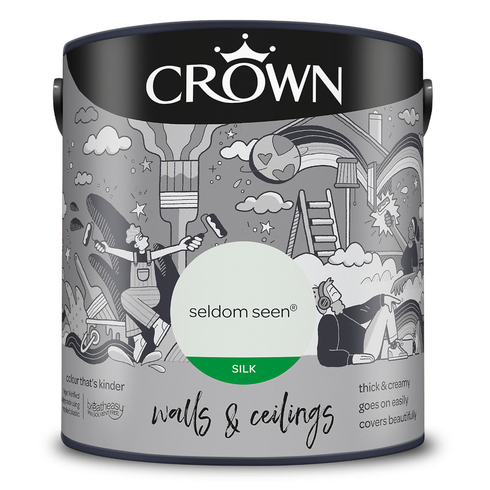 Crown Walls & Ceilings Emulsion Seldom Seen 2.5L Silk