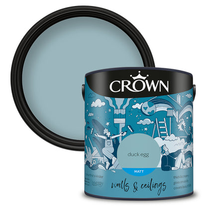 Crown Walls & Ceilings Emulsion Duck Egg