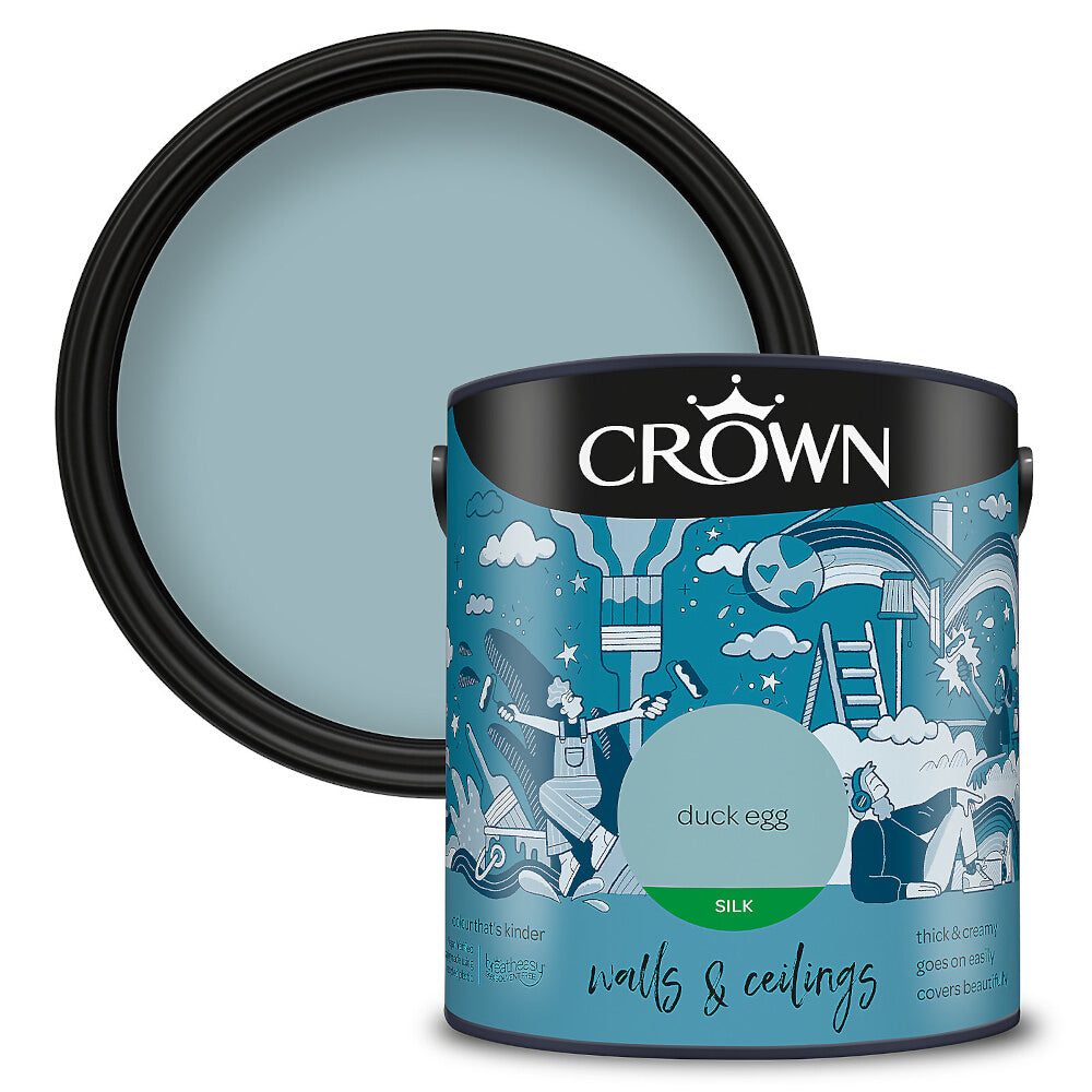 Crown Walls & Ceilings Emulsion Duck Egg