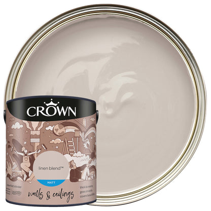 Crown Walls & Ceilings Emulsion Linen Blend