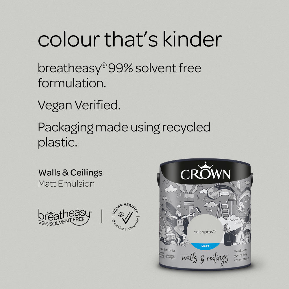 Crown Walls & Ceilings Emulsion Salt Spray 