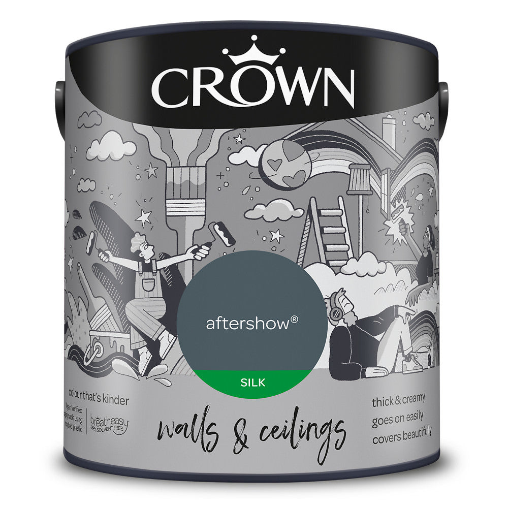 Crown Walls & Ceilings Emulsion Aftershow 2.5L Silk