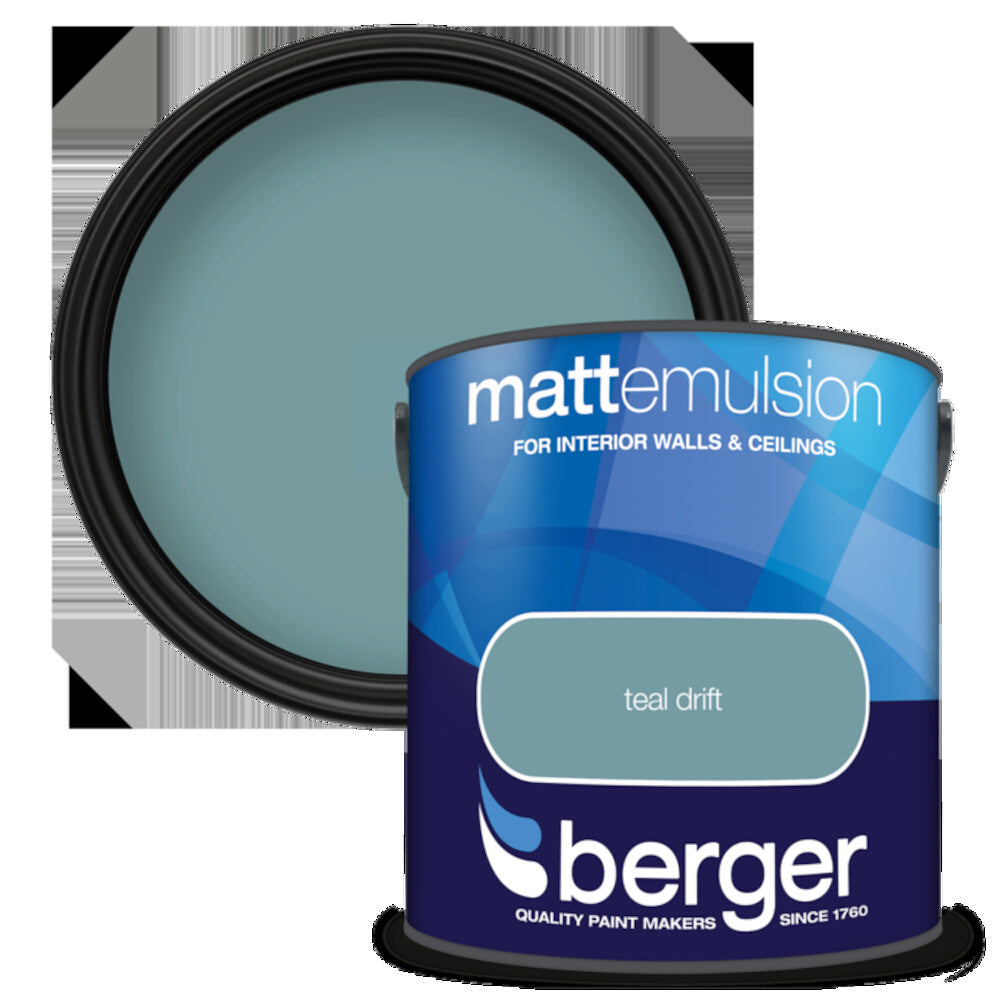Berger Interior Emulsion Teal Drift