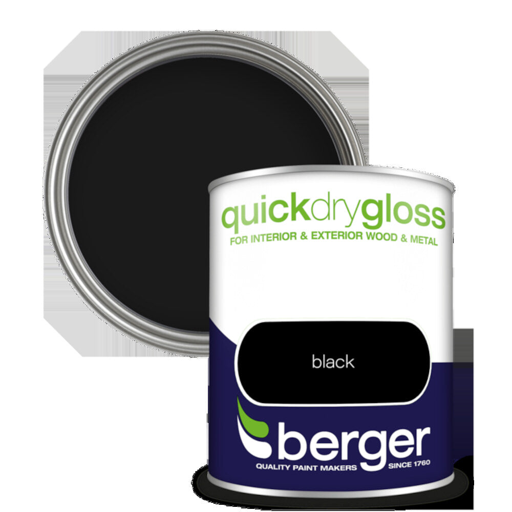Berger Quick Dry Gloss Black