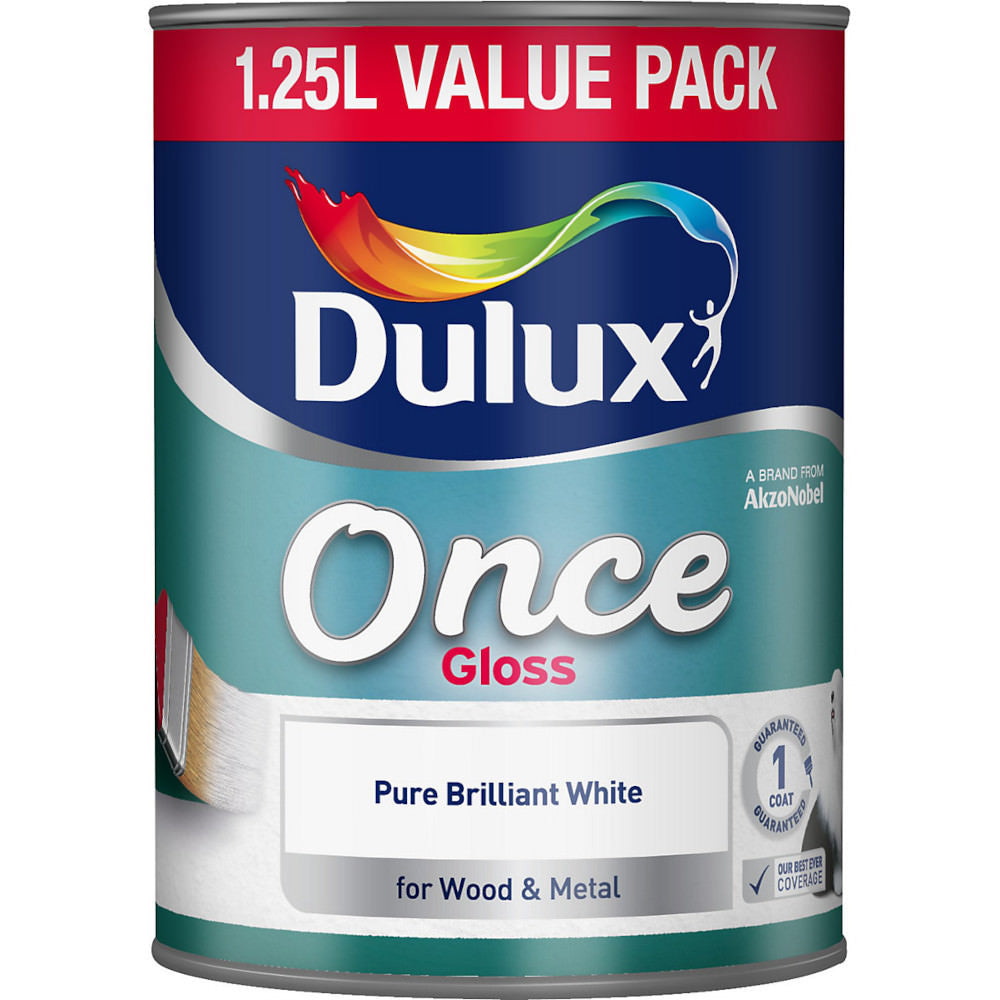 Dulux Once Gloss Brilliant White 