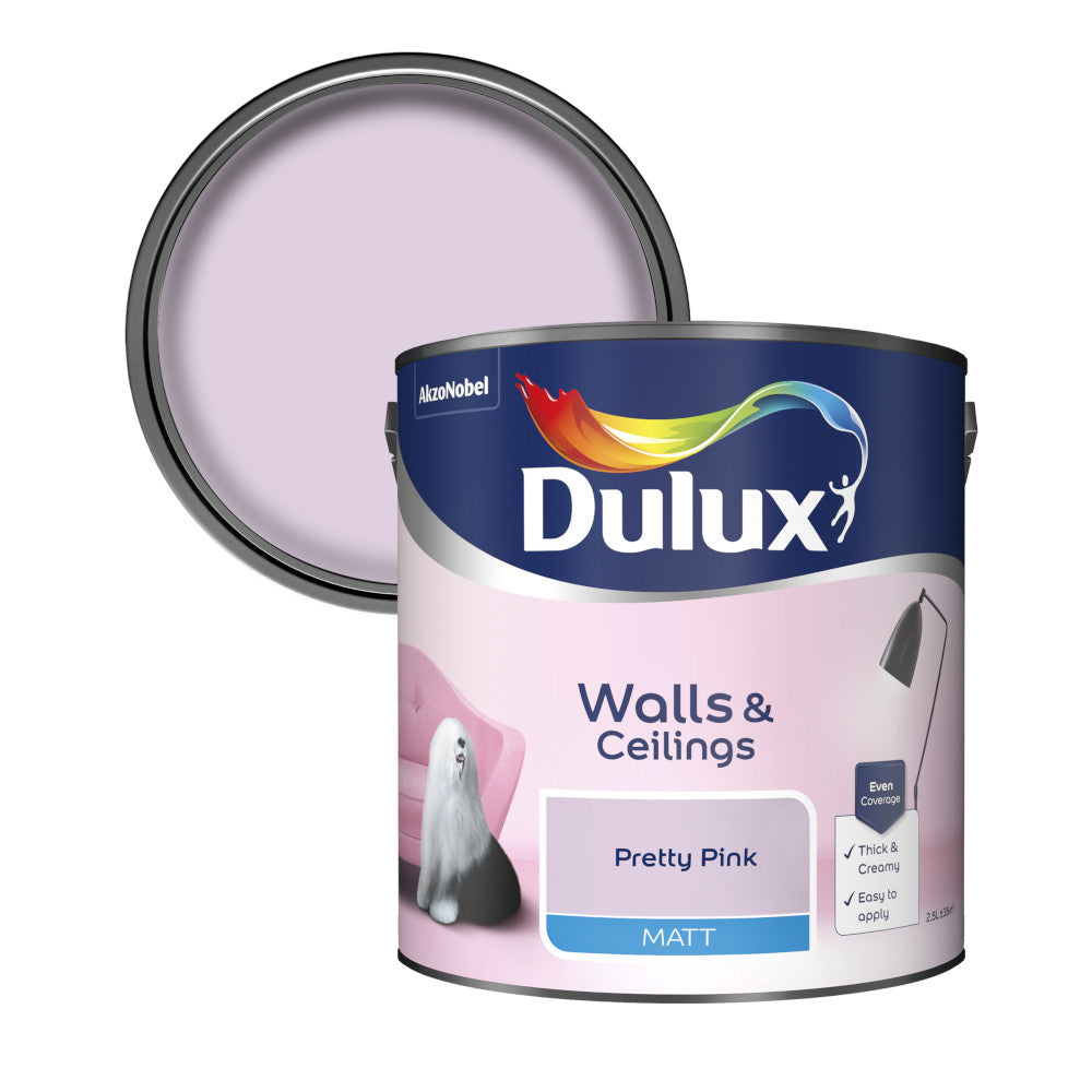 Dulux Emulsion Paint Pretty Pink 
