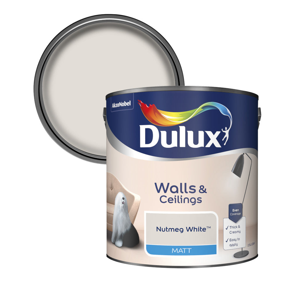 Dulux Emulsion Paint Nutmeg White 