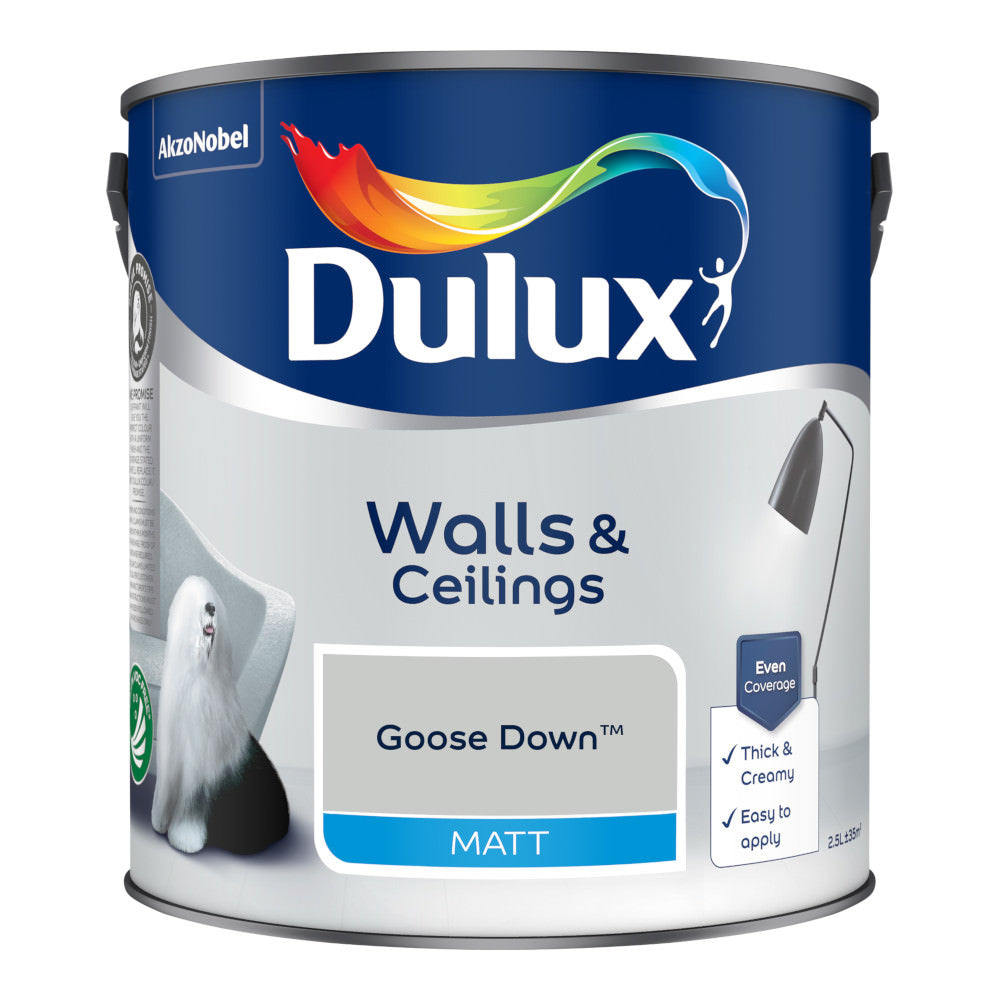 Dulux Emulsion Paint Goose Down 2.5L Matt