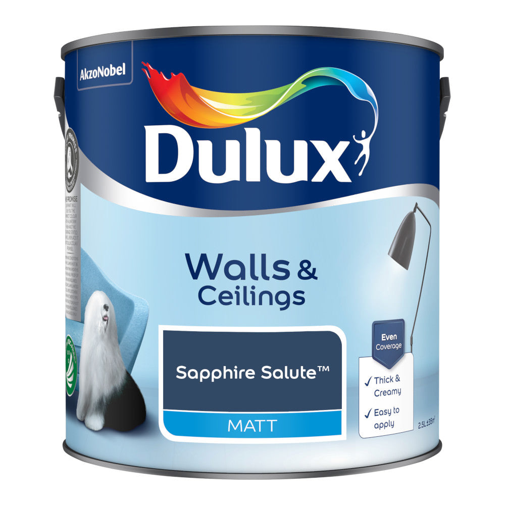 Dulux Emulsion Paint Sapphire Salute 2.5L Matt
