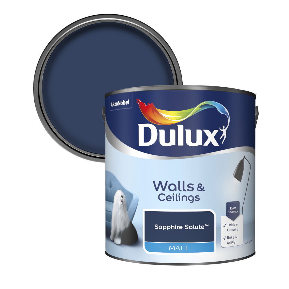 Dulux Emulsion Paint Sapphire Salute 