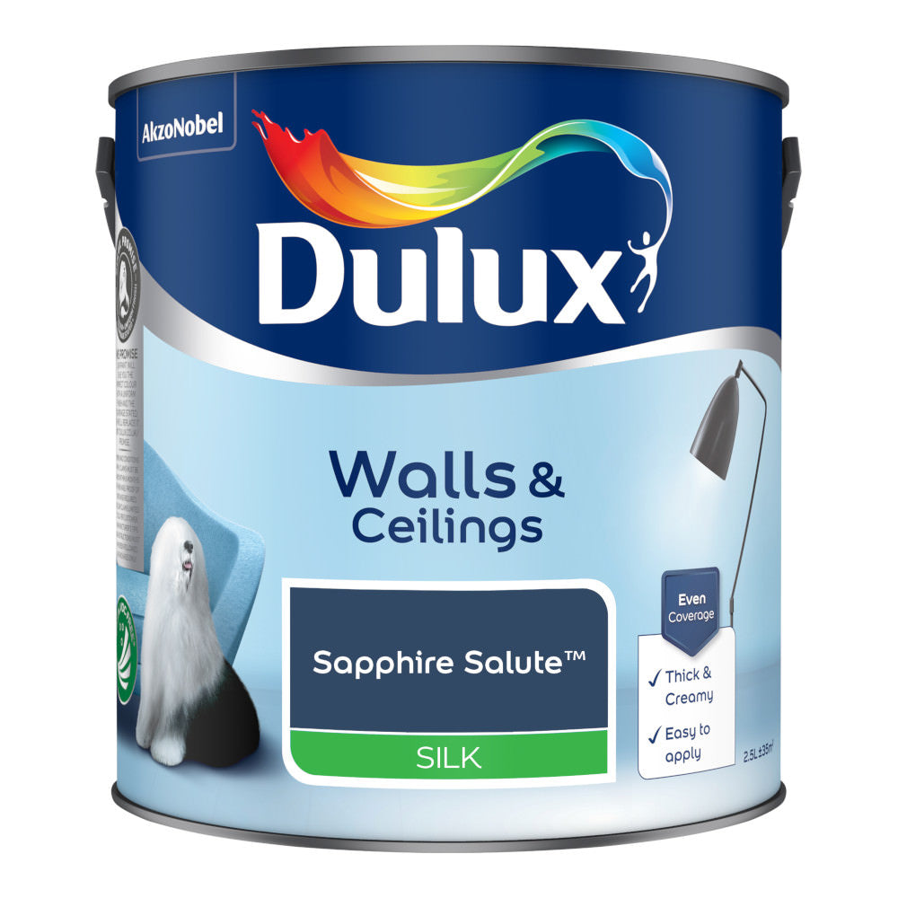 Dulux Emulsion Paint Sapphire Salute 2.5L Silk