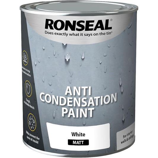 Ronseal Anti Condensation Paint White 750ml 
