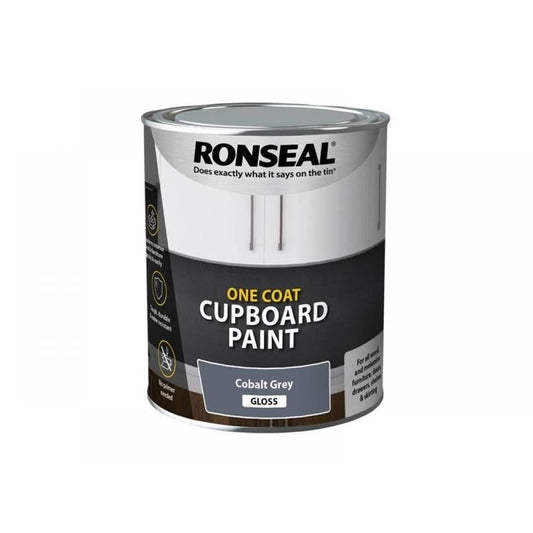 Ronseal Cupboard Paint Cobolt Grey 750ml 
