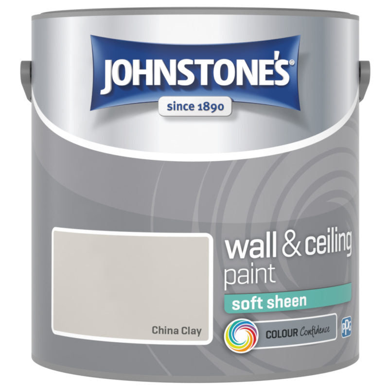 Johnstones Interior Emulsion China Clay 2.5L Soft Sheen