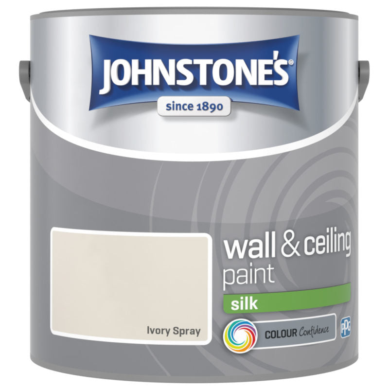 Johnstones Interior Emulsion Ivory Spray 2.5L Silk