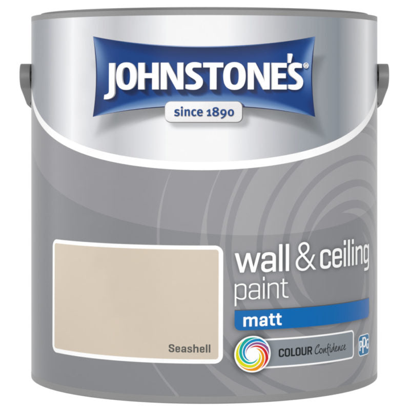 Johnstones Interior Emulsion Seashell 2.5L Matt