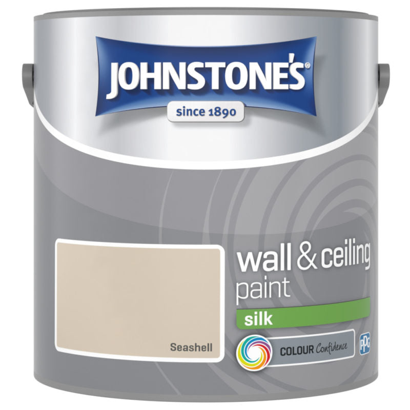 Johnstones Interior Emulsion Seashell 2.5L Silk