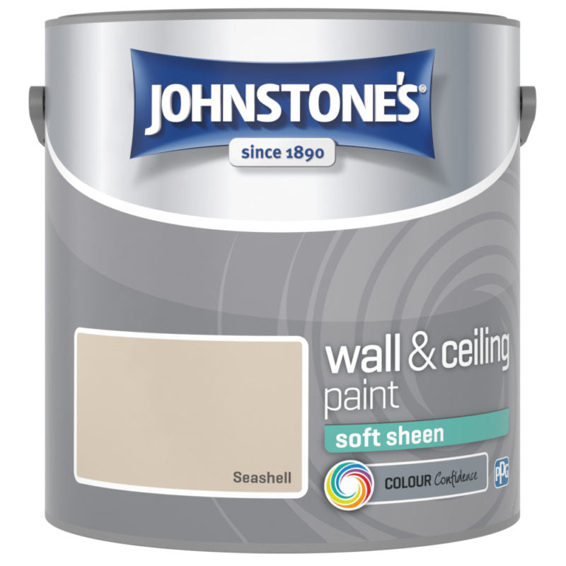Johnstones Interior Emulsion Seashell 2.5L Soft Sheen