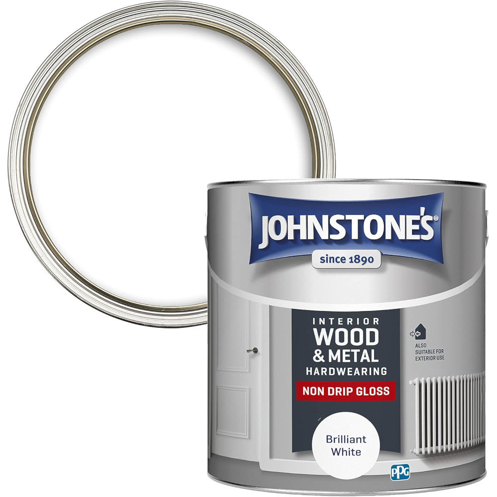 Johnstones Non Drip Gloss Brilliant White 