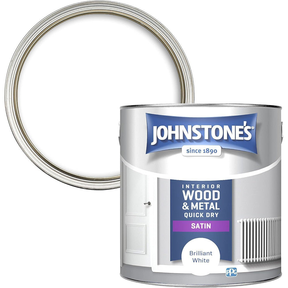 Johnstones Quick Dry Satin Brilliant White 