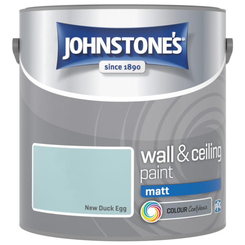 Johnstones Interior Emulsion New Duck Egg 2.5L Matt