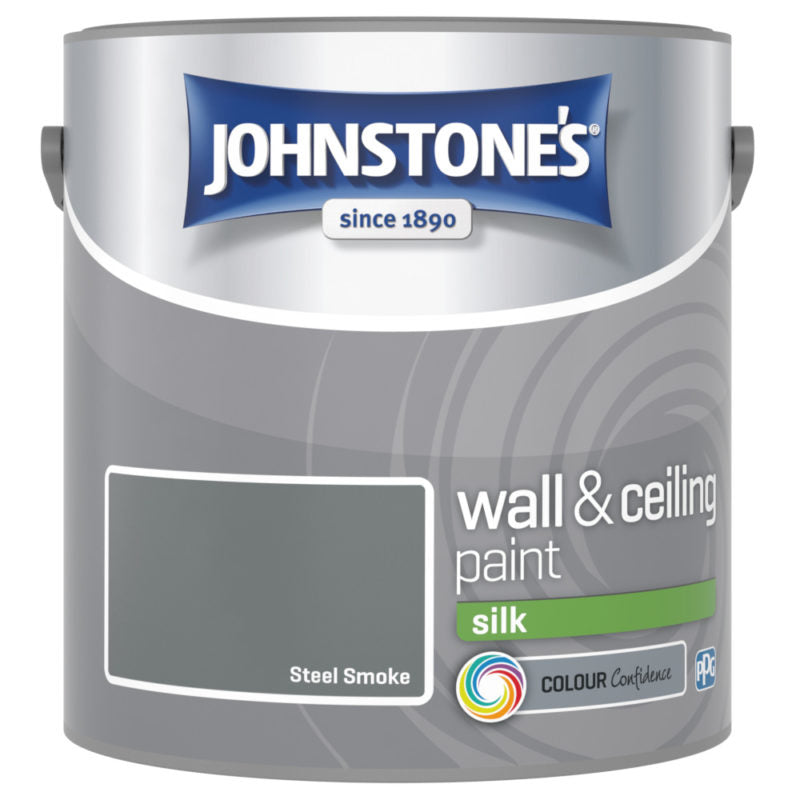 Johnstones Interior Emulsion Steel Smoke 2.5L Silk