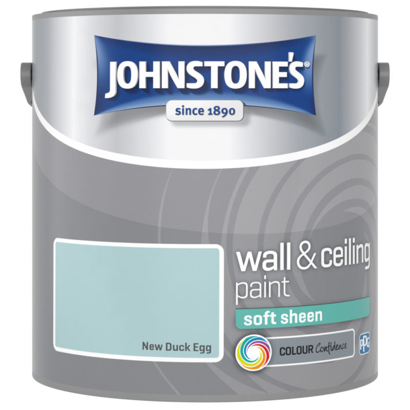 Johnstones Interior Emulsion New Duck Egg 2.5L Soft Sheen