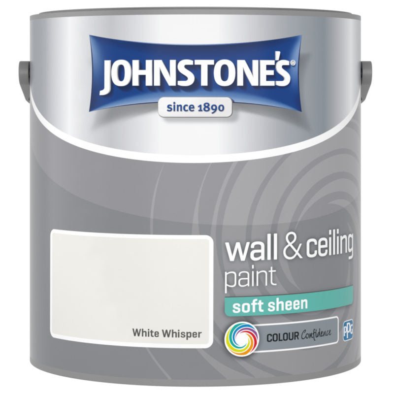 Johnstones Interior Emulsion White Whisper 2.5L Soft Sheen