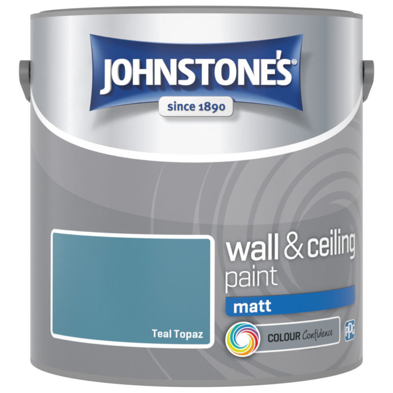 Johnstones Interior Emulsion Teal Topaz 2.5L Matt