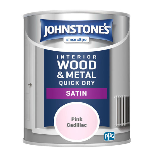 Johnstones Quick Dry Satin Pink Cadillac Satin 750ml