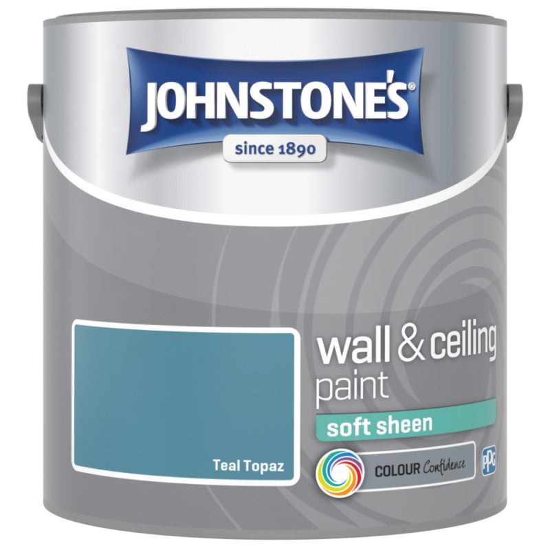 Johnstones Interior Emulsion Teal Topaz 2.5L Soft Sheen