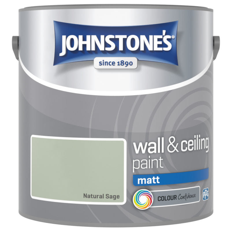 Johnstones Interior Emulsion Natural Sage 2.5L Matt