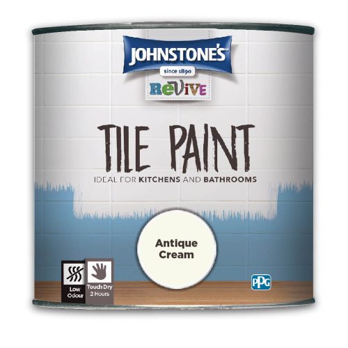 Johnstones Revive Tile Paint Antique Cream 750ml Antique Cream
