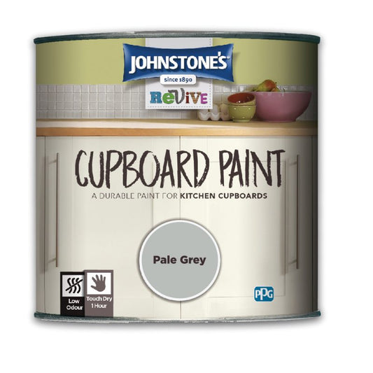 Johnstones Revive Cupboard Paint Pale Grey 750ml Pale Grey