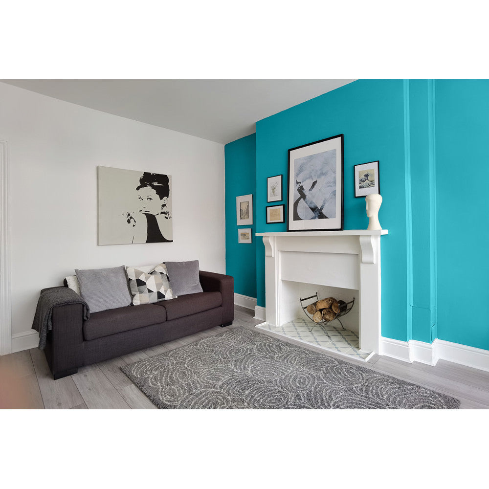 Johnstones Feature Wall Interior Emulsion Caribbean Tide D