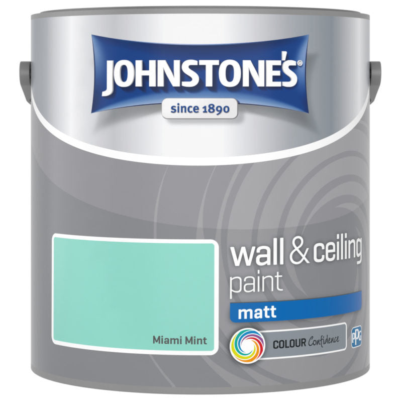 Johnstones Interior Emulsion Miami Mint 2.5L Matt
