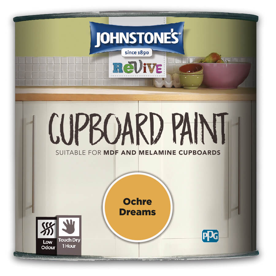 Johnstones Revive Cupboard Paint Ochre Dreams 750ml Ochre Dreams