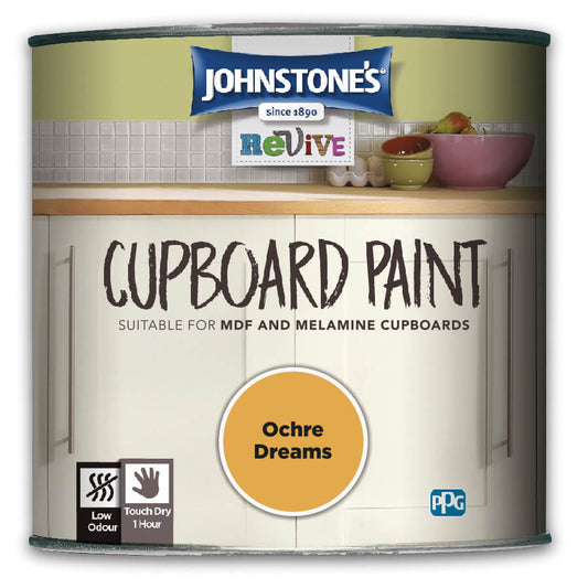 Johnstones Revive Cupboard Paint Ochre Dreams 750ml Ochre Dreams