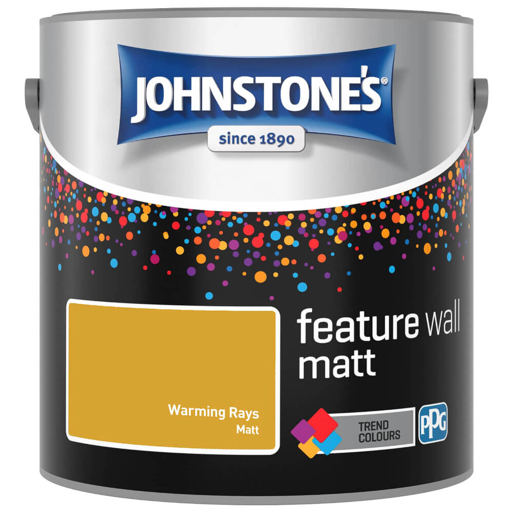 Johnstones Feature Wall Interior Emulsion Warming Rays 2.5L Matt