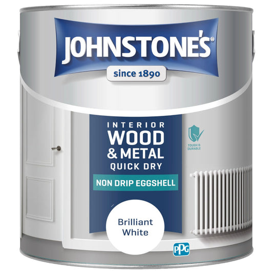 Johnstones Eggshell Brilliant White 2.5L