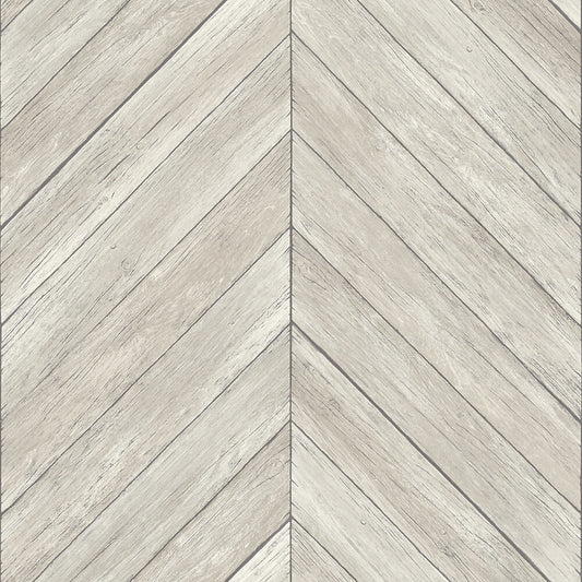 This image shows product Fine Decor Wallpaper FD24005 Restored Parisian Parquet Light Grey