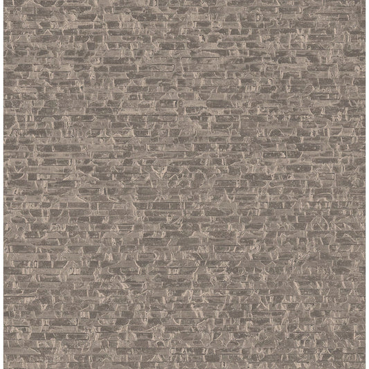 Fine Decor Wallpaper FD24919 Artisan Small Bricks Gold/Charcoal 